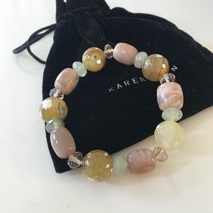 Semi-precious stones bracelet